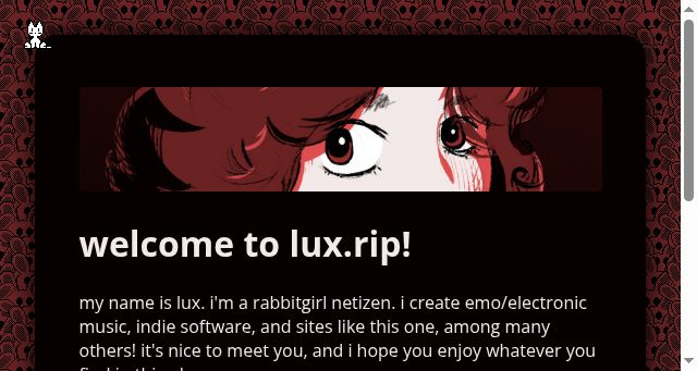 Screenshot of lux.rip