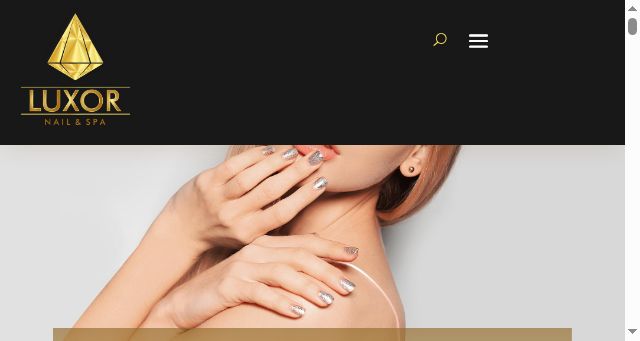 Screenshot of luxornailspafl.com