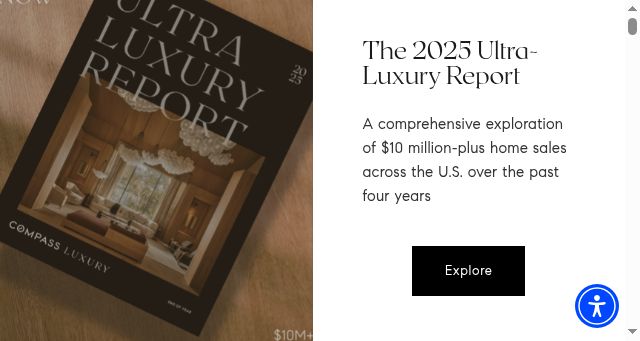Screenshot of luxuryatcompass.com