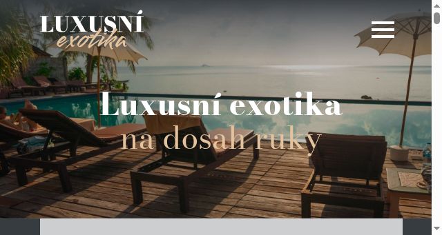Screenshot of luxusni-exotika.cz