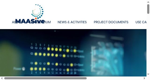 Screenshot of maasive.eu