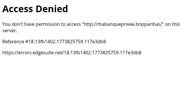 Screenshot of mabanqueprivee.bnpparibas