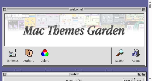 Screenshot of macthemes.garden