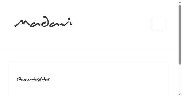 Screenshot of madavi.de
