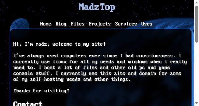 Screenshot of madz.mov
