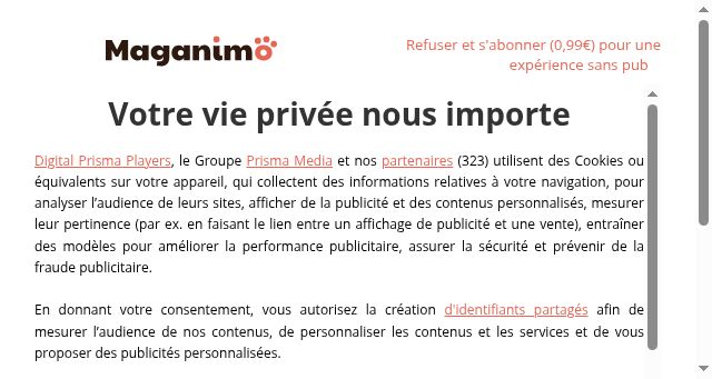Screenshot of maganimo.com