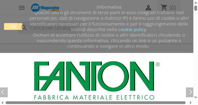 Screenshot of magazzinoedile.it