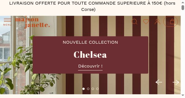 Screenshot of maison-janette.com