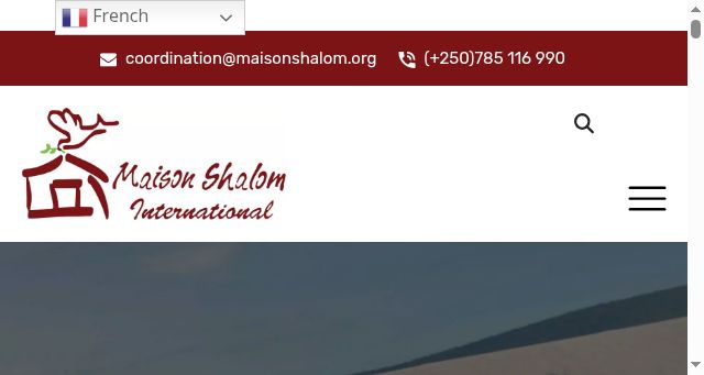 Screenshot of maisonshalom.org