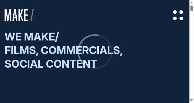 Screenshot of makefilms.cc