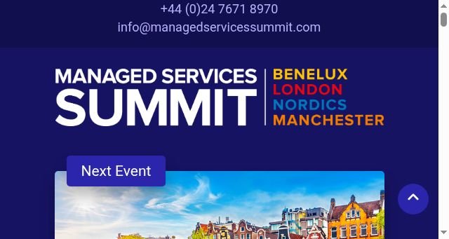 Screenshot of managedservicessummit.com