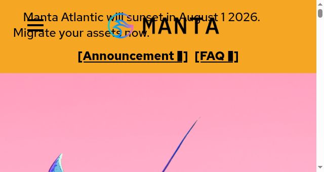 Screenshot of manta.network