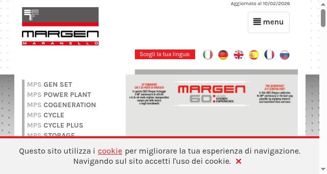 Screenshot of margen.it