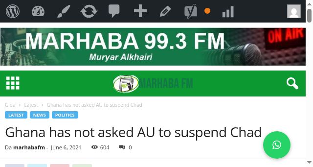 Screenshot of marhabafm.com