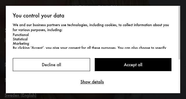 Screenshot of maria-black.com