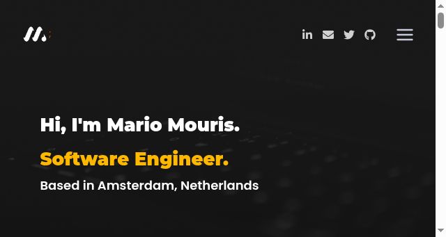 Screenshot of mariomouris.me