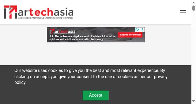 Screenshot of martechasia.net