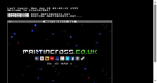 Screenshot of martincross.co.uk