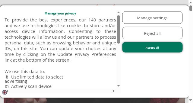 Screenshot of mashed.com