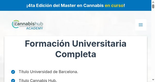 Screenshot of master-cannabis.com