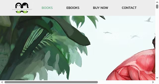 Screenshot of mastersofanatomy.com