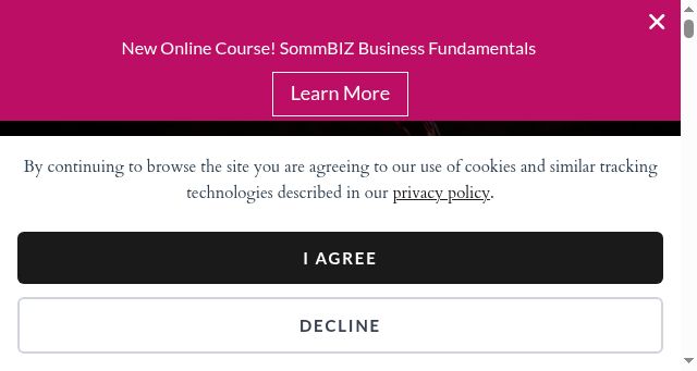 Screenshot of mastersommeliers.org