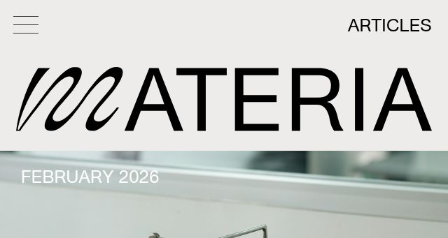 Screenshot of materia.press