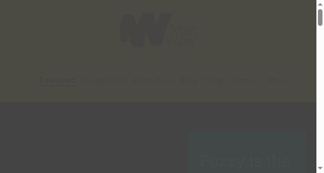 Screenshot of mattwileyart.com