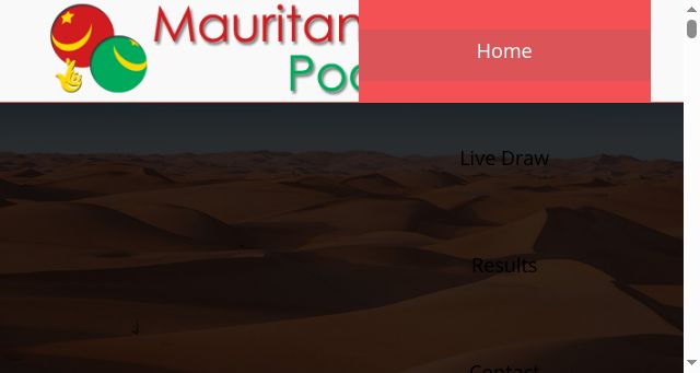 Screenshot of mauritaniapools.com