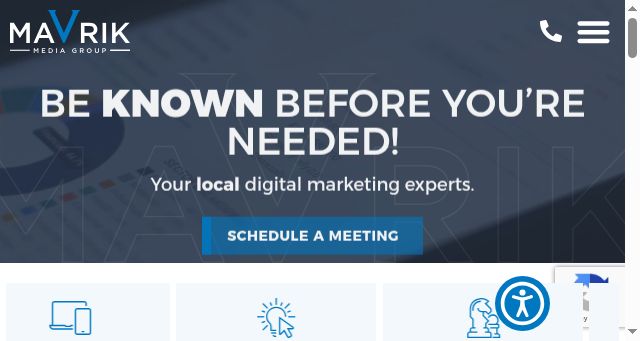 Screenshot of mavrikmediagroup.com