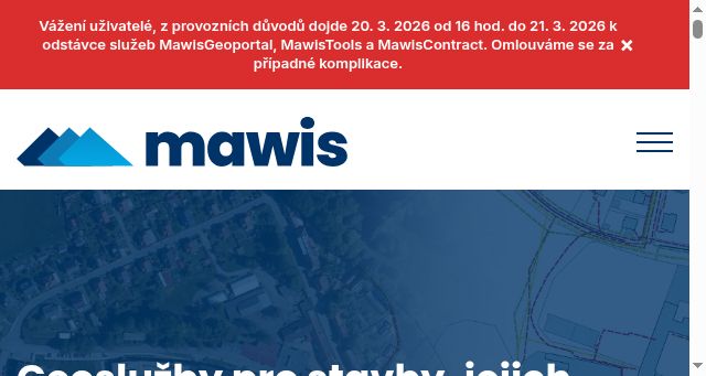 Screenshot of mawis.eu