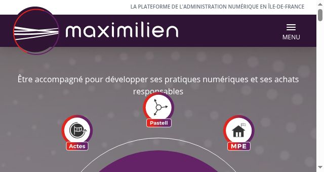 Screenshot of maximilien.fr