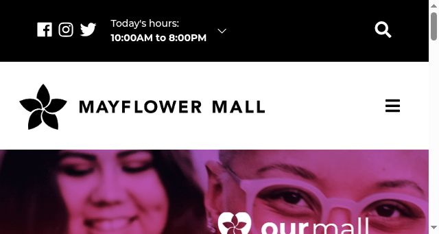Screenshot of mayflowermall.com