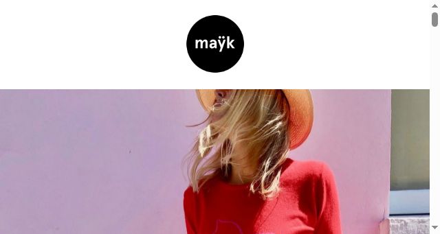 Screenshot of mayk.co