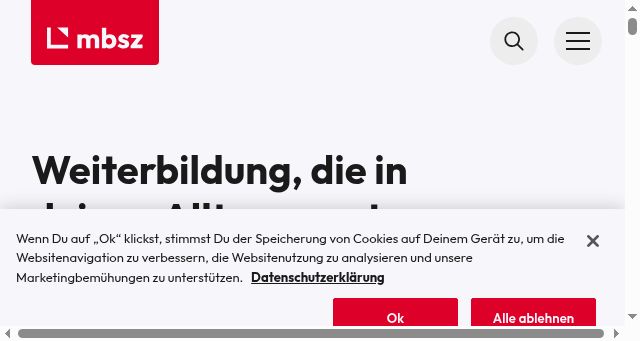 Screenshot of mbsz.ch