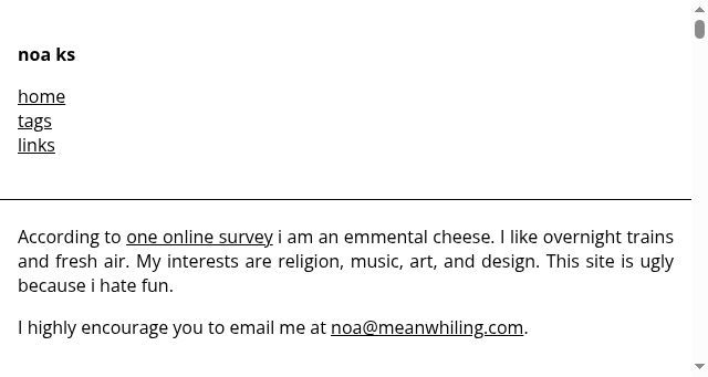 Screenshot of meanwhiling.com