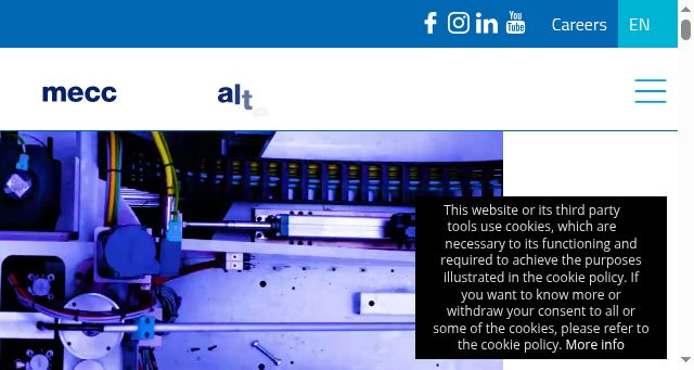 Screenshot of meccalte.com