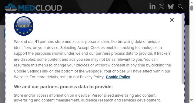 Screenshot of medcloudinsider.com