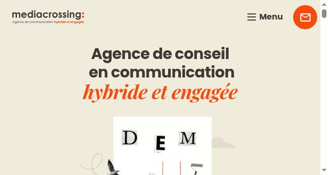 Screenshot of mediacrossing.fr