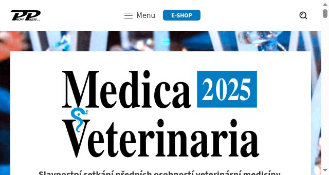Screenshot of medicaveterinaria.cz