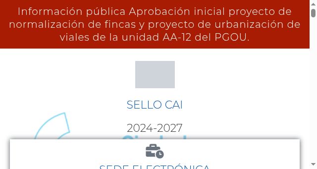 Screenshot of medinaderioseco.org