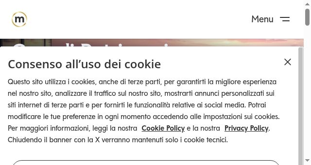 Screenshot of mediolanumprivatebanking.it