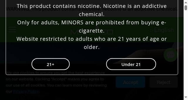 Screenshot of meebaco.com