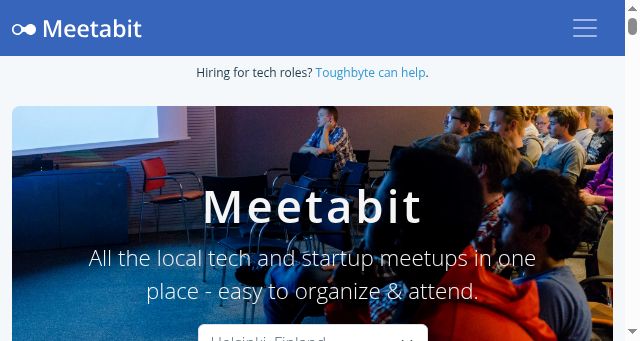 Screenshot of meetabit.com