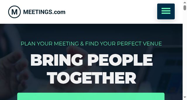 Screenshot of meetings.com