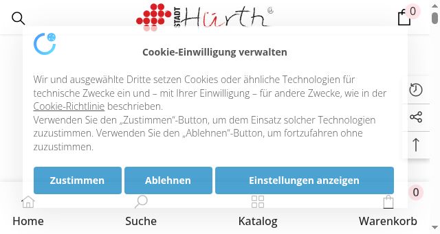 Screenshot of mein-huerth.de