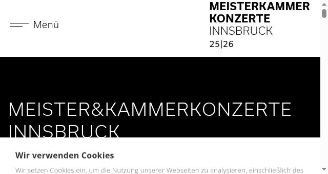 Screenshot of meisterkammerkonzerte.at