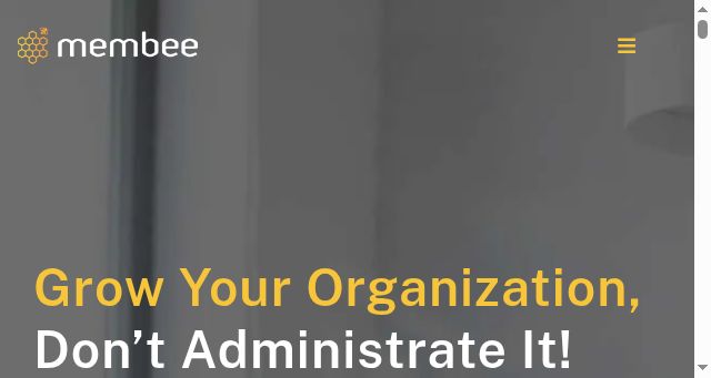 Screenshot of membee.com