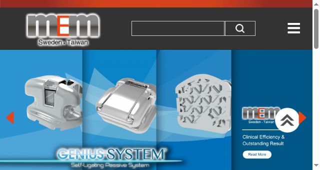Screenshot of memdental.com