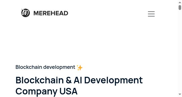 Screenshot of merehead.com